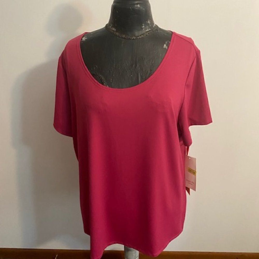 Ruby Red Raspberry shirt, size 1X